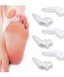 Bunion Pad Set (3 Pairs) with Protector - 1/2 Inch Thick, Bonus Exercise Band | Relieve Big Toe Joint Pain & Align Feet - Buy Online on GoSupps.com