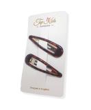 Topkids Large Hair Clips for Women & Girls - 9 cm Brown Cake (2 Pack) | Stylish Accessories for All Ages - Buy Online on GoSupps.com