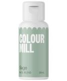 Color Mill Oil Blend Food coloring on oil -based sage - food colors for chocolate fondant cupcakes cakes baking macaron - food coloring for tortendeco - 20ml sage 20 ml - Buy Online on GoSupps.com