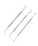 RHXWFDG 3 Pcs Pet Tooth Scaler Cleaning Kit Dog Dental Tooth Scaler Stainless Double Headed Tarter Remover Pet Dental Tools Pet Teeth Cleaning Tools for for Dogs Cats - Buy Online on GoSupps.com