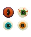 Stef Chef Edible Chocolate Eyeball Cake Toppers - 24 Pack - Buy Online on GoSupps.com