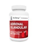 Dr. Berg's Adrenal Glandular - Cortisol Manager for Energy, Focus, Stress and Immunity Support - 60 Capsules - Buy Online on GoSupps.com
