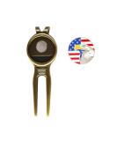 Bronze Golf Metal Divot Repair Tool with 24.5mm Ball Marker by Myartte - Buy Online on GoSupps.com