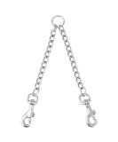 Tiesome Metal Double Dog Leash Double Leash for Dogs Walking Training 360 Rotation Two Dog Splitter Comfortable Chew Proof Dual Dog Leash Extension Splitter (2.5mm x 40cm) - Buy Online on GoSupps.com