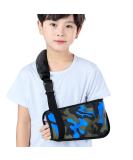 Kids Arm Shoulder Sling Brace - Blue Camo Pediatric Toddler Support for Shoulder, Elbow, Wrist Injury - Boys & Girls - Buy Online on GoSupps.com