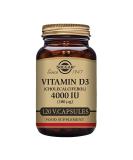 Solgar 4000IU Vitamin D3 - Healthy Teeth and Bones - Better Calcium Absorption - Pack of 120 Vegetable Capsules - Buy Online on GoSupps.com