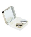 Semme Gold Contact Lens Container - Eye Care Travel Kit with Mirror Holder & Soak Case - Buy Online on GoSupps.com