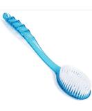 Buy Bodhi2000 Long Handle Massage Brush - Body Bath Shower Back Massager in Blue | Best Skin Cleaning Tool for All Skin Types - Buy Online on GoSupps.com