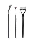 3PCS Mascara Fan Brush Set | INENK Eyelash Separator & Comb for Clump-Free Application | Perfect Eyebrow & Lash Tools for Natural Lift - Buy Online on GoSupps.com