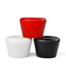 Capetos Roller Skate 82A PU Rubber Brake Toe Stoppers - 2-Pack (Black/White/Red) - Buy Online on GoSupps.com