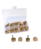High Heel Tips Replacement kit, Black Taps Caps Replacement Repair, U-Shape Dowels 20 Pairs Nail Pin, Beige - Buy Online on GoSupps.com