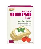 Amisa Organic Spelt Melba Toast - 200g (0.44lbs) - Buy Online on GoSupps.com