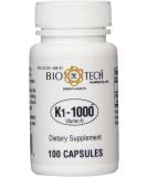 Bio-Tech - K1-1000 (Vitamin K-1) 100 Capsules - Buy Online on GoSupps.com