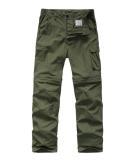 Kids' Cargo Pants, Boy's Casual Outdoor Quick Dry Waterproof Hiking Climbing Convertible Trousers Army Green 11-12 Years - Buy Online on GoSupps.com