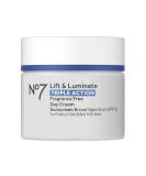 No7 Lift & Luminate Triple Action Day Cream SPF 30 - Broad Spectrum Anti Aging Face Cream - Hydrating Hibiscus Peptides & Hyaluronic Acid + Brightening Emblica & Vitamin C (50ml) 1.69 Fl Oz (Pack of 1) - Buy Online on GoSupps.com