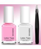 DR.MODE Liquid Latex for Nails - 20ML Fast Drying Nail Polish Barrier with Tweezers - Nail Art Cuticle Guard & Stamping Skin Protector - Buy Online on GoSupps.com