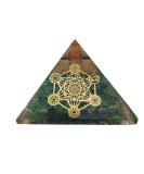 P&R UK Green Aventurine Orgonite Pyramid - Reiki Charged Healing Crystal for Chakra Meditation - Buy Online on GoSupps.com