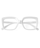 Eyekepper Reading Glasses for Women - Oversized White Large Frame Readers +1.50 | Stylish & Comfortable Eyeglasses - Buy Online on GoSupps.com