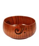 Handmade Wooden Yarn Bowl 6x3 - Knitting and Crochet Supplies - Yarn Storage Holder with Holes - Buy Online on GoSupps.com