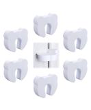 Kids Foam Door Stop 6PC Set - Baby Safety Finger Guard (White) - Buy Online on GoSupps.com
