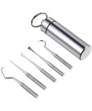 Healifty Tartar Remover Set - Toothpick & Tooth Cleaner with Box - Dental Care Accessories for Men & Women - Ideal for Outdoor Travel & Camping - Buy Online on GoSupps.com
