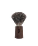 Nom Shaving Brush - Pure Badger Hair in Dark Ash | Premium Quality for a Smooth Shave - International Shipping Available - Buy Online on GoSupps.com