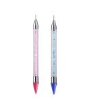 2-Piece Nail Rhinestone Wax Pencil Set - Dual-End Picker Tool for Nail Art & DIY Decoration - Buy Online on GoSupps.com