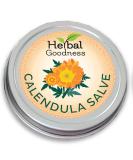 Herbal Goodness Calendula Salve Ointment - Natural Skin Support with Olive Oil & Beeswax - 1 Unit USA Made - Buy Online on GoSupps.com