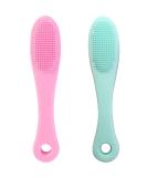 2 Silicone Nose Wash Brush Silicone Lip Brush Lip Scrub Brush Safe for all Lip/Skin Types - Buy Online on GoSupps.com