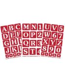 Armour Etch Over N Over Stencil - 1.5-Inch Letters (3 Sheets) - Buy Online on GoSupps.com