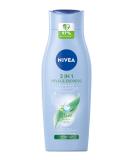 NIVEA 2-in-1 Care Express pH-Balance Shampoo + Conditioner (400 ml) with Aloe Vera - 2-in-1 Hair Care for Naturally Beautiful Hair - Buy Online on GoSupps.com