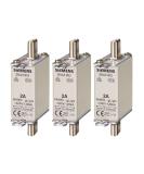 SIEMENS - x3 pieces NH fuse link NH000 80 A front indicator - Buy Online on GoSupps.com