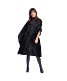 Betty Dain Black Jaguar Styling Cape - Bleach-Proof Chemical-Proof & Waterproof All-Purpose Hair Cape - Buy Online on GoSupps.com