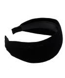Elegant Black Wide Cloth Headband with Teeth for Women and Girls - Fashion Hair Hoop Accessory - Buy Online on GoSupps.com
