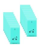Lurrose Car Trash Bag 50pcs - Disposable Vomit Bags for Motion Sickness & Nausea - Portable Barf Bag for Car Travel - Emergency Pee Bags - Pregnant Women Essential - Buy Online on GoSupps.com
