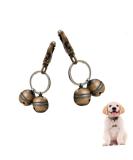 KREDHONG 2 Pairs Extra Loud Cat & Dog Bells Pet Tracker Bells Dog Bells Durable Brass Bells for Pets Collar Charm Pendant Bells for Dogs Cats Harness Training - Buy Online on GoSupps.com