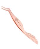 Pretty memory Eyelash Applicator Tool DIY Lash Tweezers Curved Eyelash Tweezers for Easy Lashes Application and Removal Rose Gold - Buy Online on GoSupps.com