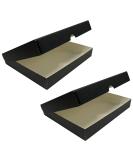 Lineco 9x12 Black Clamshell Archival Folio Storage Box. Removable Lid. Acid-Free with Metal Edge. Protects Picture Longevity, Organize Photos or Documents, Crafts, DIY. (Pack of Two) 9x12 (Pack of 2) Black - Buy Online on GoSupps.com