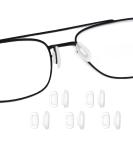 OPUGIT Silicone Nose Pads - Anti-Slip Rectangular Inserts | 5 Pairs Clear for Comfortable Eyewear - Buy Online on GoSupps.com