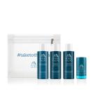 Oars + Alps Men's Hair and Body Travel Kit - Sulfate Free Shampoo, Conditioner, Body Wash, Deodorant - TSA Friendly, 5 Items in Reusable Pouch - Buy Online on GoSupps.com