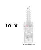 10pcs Adjustable Needle Tips for Electric Microneedle Dermaroller - 42-PIN Compatible with Derma Needle Pen | International Shipping Available - Buy Online on GoSupps.com