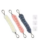 Buy Kellegour 3 Piece Shower Back Scrubber Set - Mesh Sponge & Bathing Ball for Peeling & Relaxation | Pink Beige Blue - Perfect for Men & Women | International Shipping Available - Buy Online on GoSupps.com