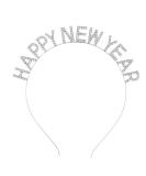 BinaryABC Happy New Year Rhinestone Tiara Headband - Festive Hair Accessory for New Year's Eve Party Supplies - Buy Online on GoSupps.com
