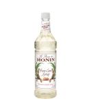 Monin Pure Cane Syrup 33.81 Fl Oz - Ideal for Coffee, Tea, Cocktails - Gluten-Free, Non-GMO - 1 Liter - Buy Online on GoSupps.com