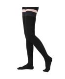 TOFLY Medical Thigh High Compression Stockings - 20-30mmHg, Closed Toe, Opaque, Silicone Band Support - Black XXL - Buy Online on GoSupps.com