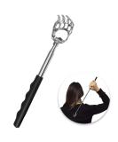 Premium Telescopic Back Scratcher - Stainless Steel Hand Massager with Rubber Grip - Perfect for Itchy Spots - International Shipping Available - Buy Online on GoSupps.com