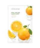 Vitalizing Glowing Face Mask Sheet - Nature Republic Orange Extract - Even Skin Tone - 10pcs x 23ml - Natural Cellulose - Buy Online on GoSupps.com
