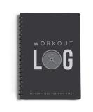 Workout Log Gym - 6 x 8 Inches - Gym Fitness and Training Diary - Set Goals Track 100 Workouts and Record Progress Charcoal Gray - Buy Online on GoSupps.com