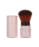 Shop Pink Retractable Kabuki Brush - Travel-Friendly Foundation & Concealer Tool for Flawless Makeup - Buy Online on GoSupps.com