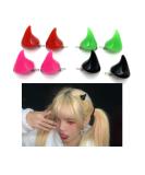 Halloween Devil Horn Clips - Colorful Hair Accessories for Women and Girls - Buy Online on GoSupps.com